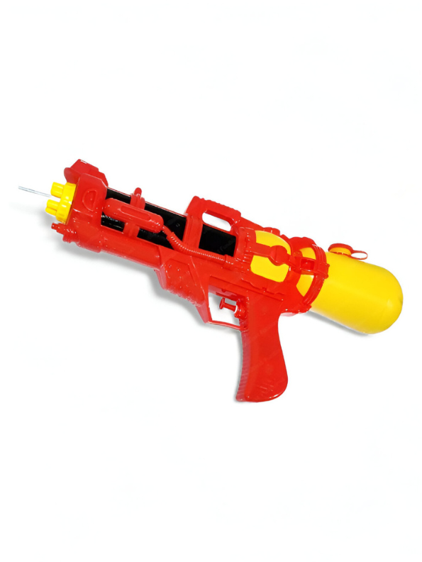 Red High-Capacity Pump Action Water Blaster 450ML – 30ft Long-Range Squirt Water Gun for Kids & Adults LMI11959