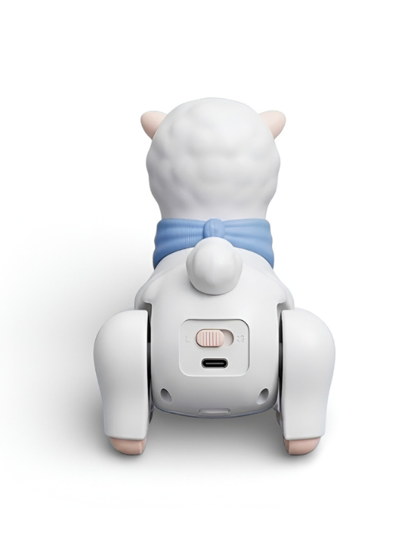 Walking Alpaca Toy with Music & LED Lights, USB Rechargeable MD2982.