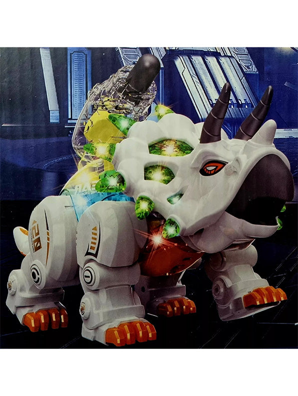 Walking Dinosaur Toy For Kids - White (MS-O-24) - Toyloft