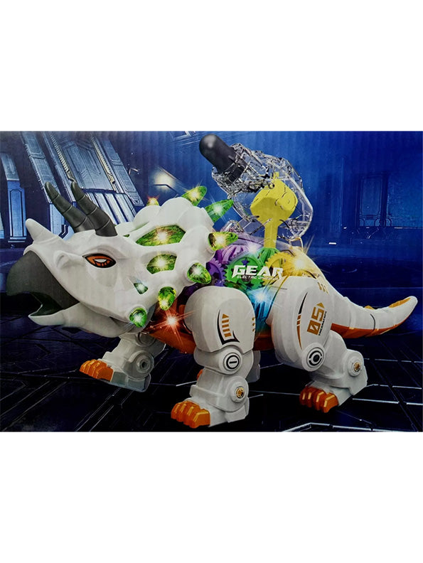 Walking Dinosaur Toy For Kids - White (MS-O-24) - Toyloft