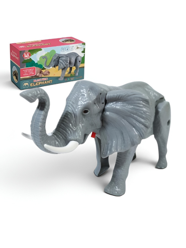 Walking Elephant Toy – Battery Operated Walking Elephant Toy with Realistic Sounds LMI14073.