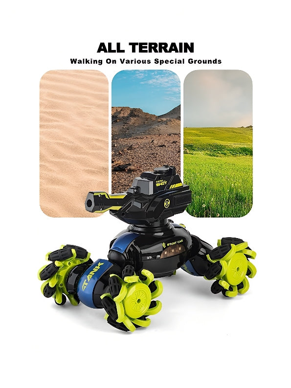 Water Bomb RC Tank Toy Car 2.4GHz Remote Control - Green (MS-M-78) - Toyloft