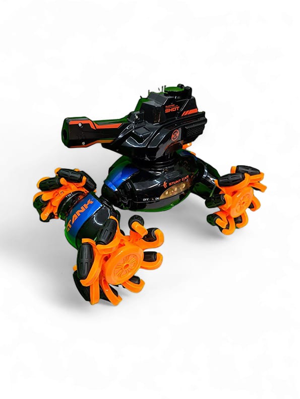 Water Bomb RC Tank Toy Car 2.4GHz Remote Control - Orange (MS-M-78) - Toyloft