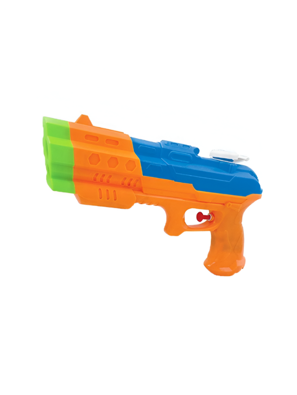 WaterStrike - 280ml Water Gun Toy Pichkari for Kids & Adults | High-Pressure Water Sprayer | Summer & Holi Outdoor Toy Orange LMI14371.