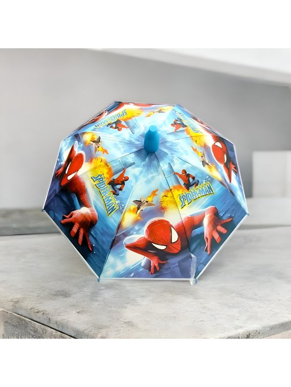 WebShield – Spider-Man Kids Umbrella – 50cm | Cool & Colorful Marvel Spidey Umbrella for Boys NOV9693.