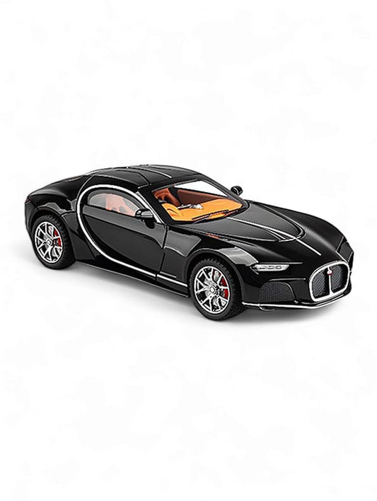Bugatti Atlantic Metal Diecast Car - Black Big Size - Toyloft
