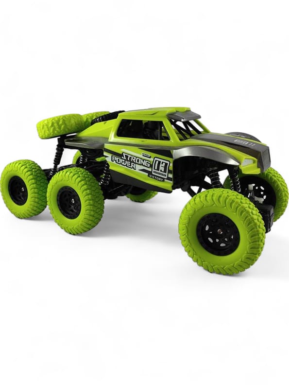 8 Wheels Remote Control Car For Kids -Green (L-145) - Toyloft