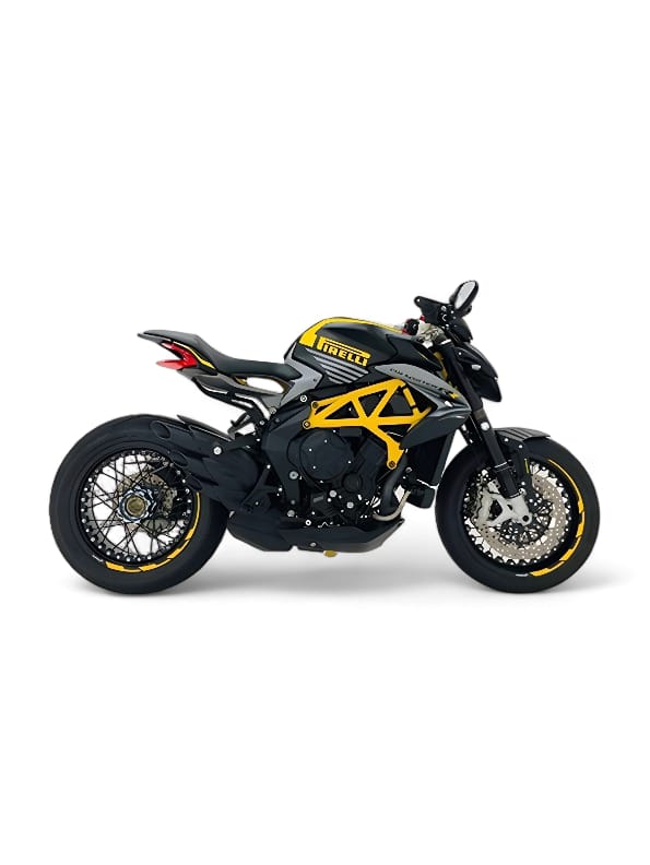 Mini Motorcycle Metal Diecast Bike - Yellow (T-M-17) - Toyloft