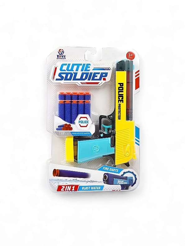 Police Nerf Toy For Kids (L12-2) - Toyloft