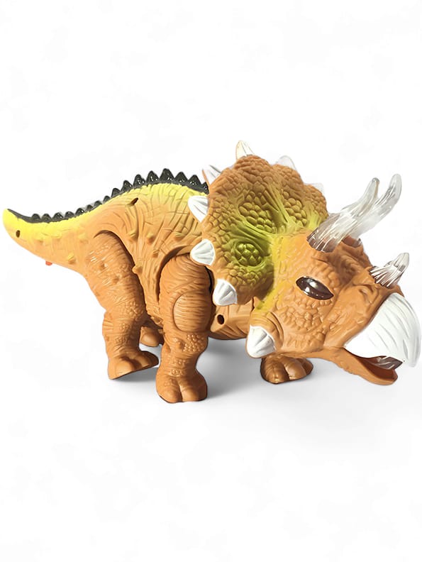 Electric Dinosaur Toy For Kids - Brown (L-89) - Toyloft