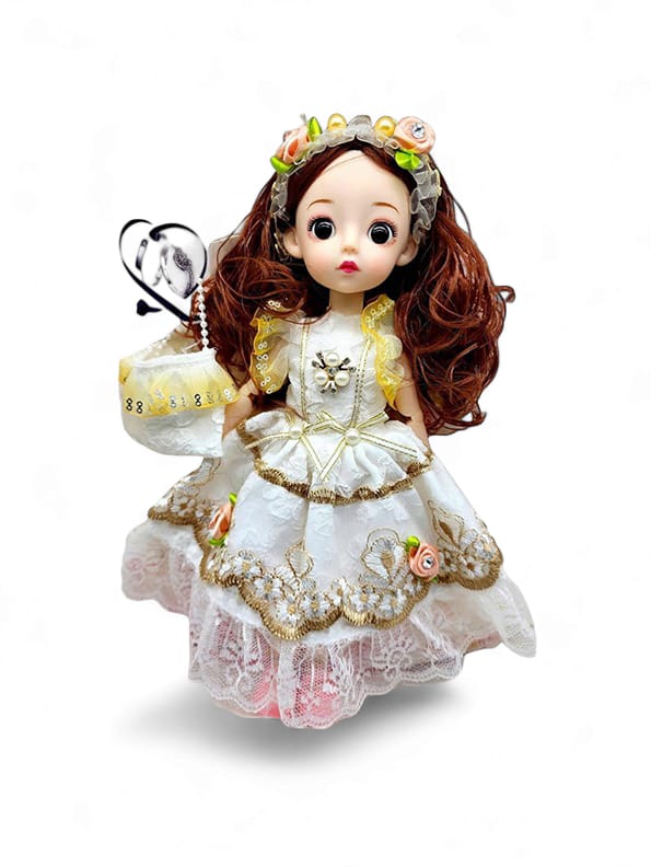 White Baby Doll Toy for Kids - Barbie Doll Inspired (L-90) | Adorable Baby Dolls for Endless Playtime - Toyloft