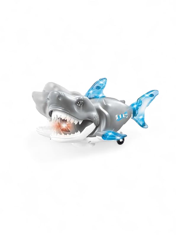 Shark Toy With Light And Music - Grey (L-103) - Toyloft