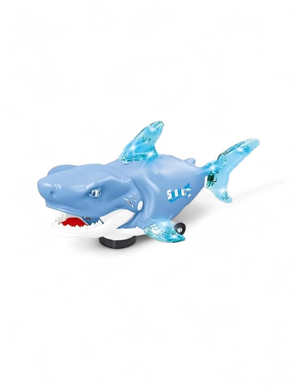 Shark Toy With Light And Music - Blue (L-103) - Toyloft