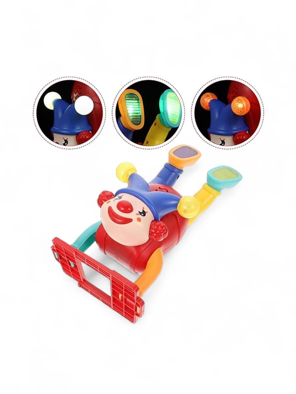Joker Dancing Toy With Music & LED Light - Red (L-103) - Toyloft