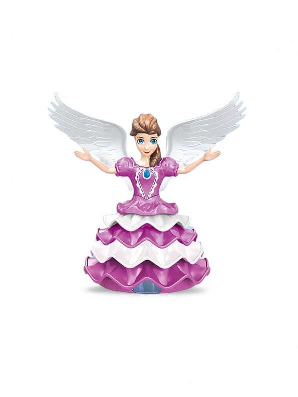 Beautiful Music Doll with 3D Lights - Barbie Style Purple Doll (L-103) | Musical & Light-Up Doll Toy for Kids - Toyloft