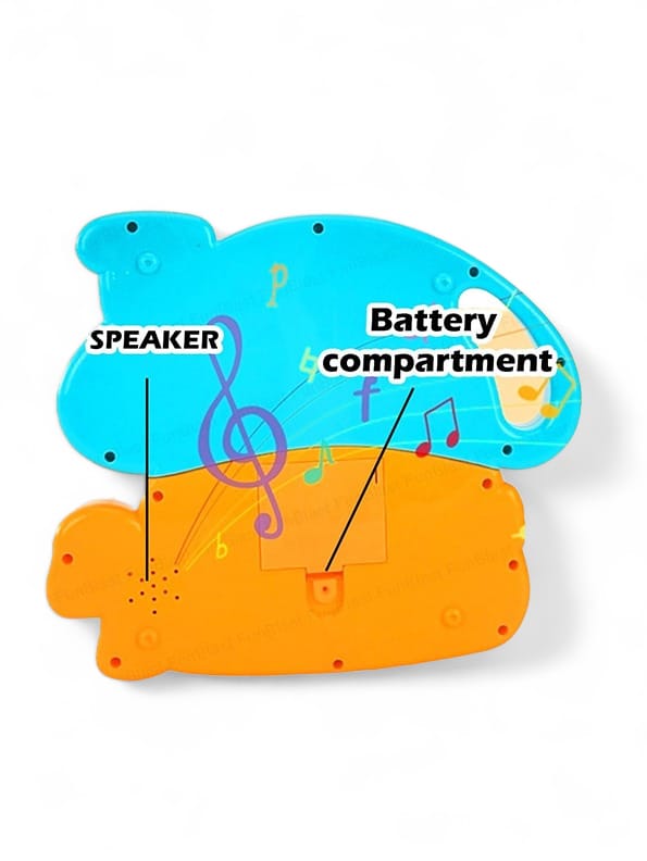 Piano Flashing Lights, Animal Sounds And Songs, Musical Toys For Kids (L-107) - Toyloft