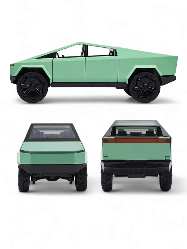 Tesla Cybertruck Metal Model Diecast Car - Green Big Size - Toyloft