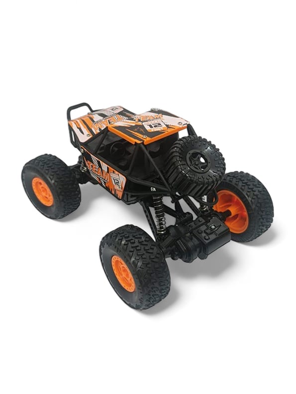 RC Car Rock Climber 4WD Wheels Climbing Cars - Orange (L-J-72) - Toyloft