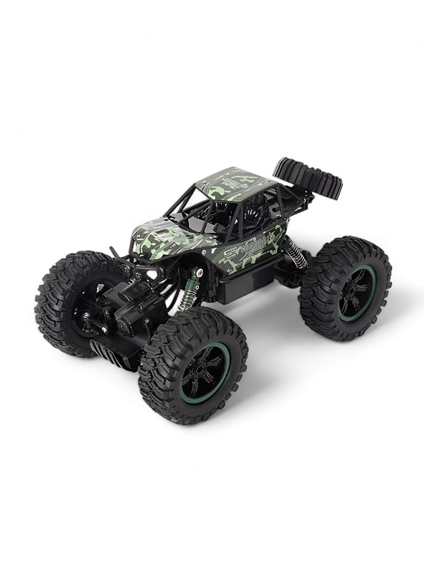 RC Car Rock Climber 4WD Wheels Climbing Cars - Green (L-J-72) - Toyloft