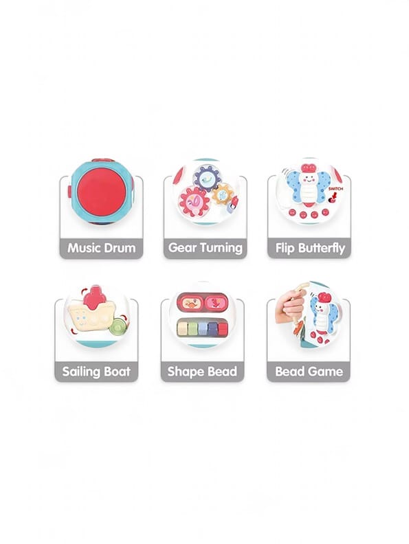 5 In 1 Activity Toy For kids - Pink (NX-AG-24) - Toyloft