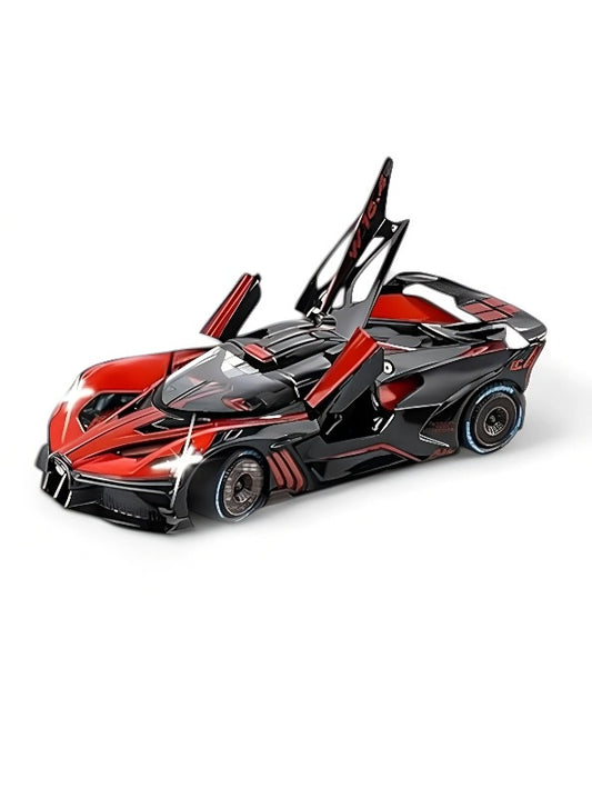 Bugatti Bolide Metal Diecast Car - Scale 1:24 - Red (TV-AG-24) - Toyloft