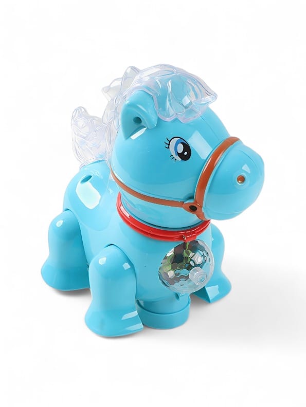Dancing Horse Toy For Kids - Blue (NS-S-24) - Toyloft