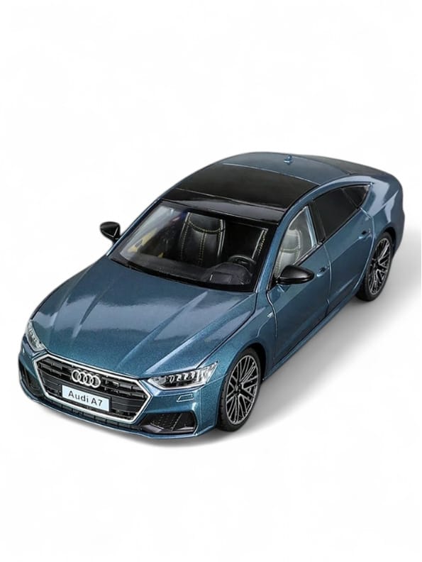 Audi A7 1:24 Scale Diecast Metal Model Car – Blue (MD-N-24)