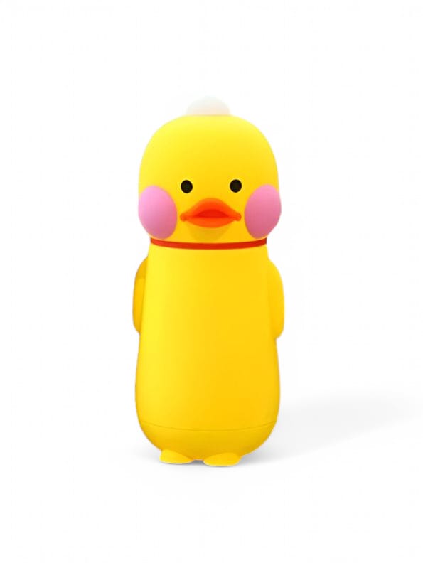 Cute Duck - QuackSip – Adorable Duck Glass Water Bottle for Kids | Cute & Eco-Friendly Leakproof Bottle - NS557