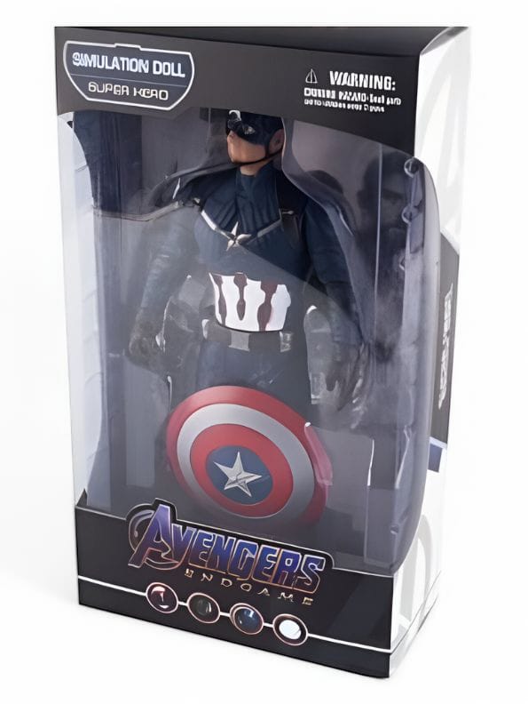 Aegis Avengers – Titan Hero Series PowerFX Captain America Action Figure | Marvel Toy for Kids - MS12205