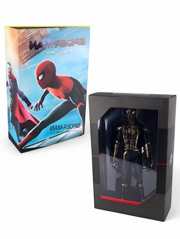 BLACK - Web-Slinger Supreme – Marvel Hero Series Spider-Man Action Figure | Ultimate Collectible Toy for Kids - MS14071