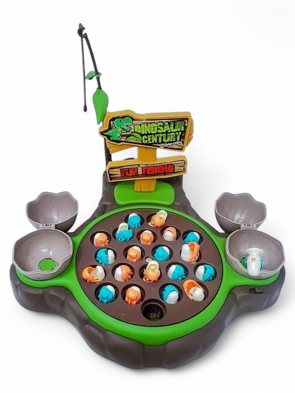 Dino Catch Adventure – Rotating Musical Fishing Game Toy | Fun Fishing Set for Kids & Toddlers - NX12578