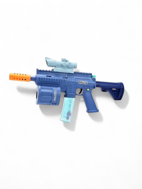 M416 3-in-1 Soft Bullet Toy Gun for Kids – Bubble Maker, Soft Bomb Launcher & 8 Foam Bullets | Fun Blaster Toy