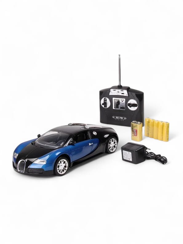 Blue - Bugatti Veyron 16.4 Grand Sport RC Car | Remote Control High-Speed Electric Toy Car for Kids.