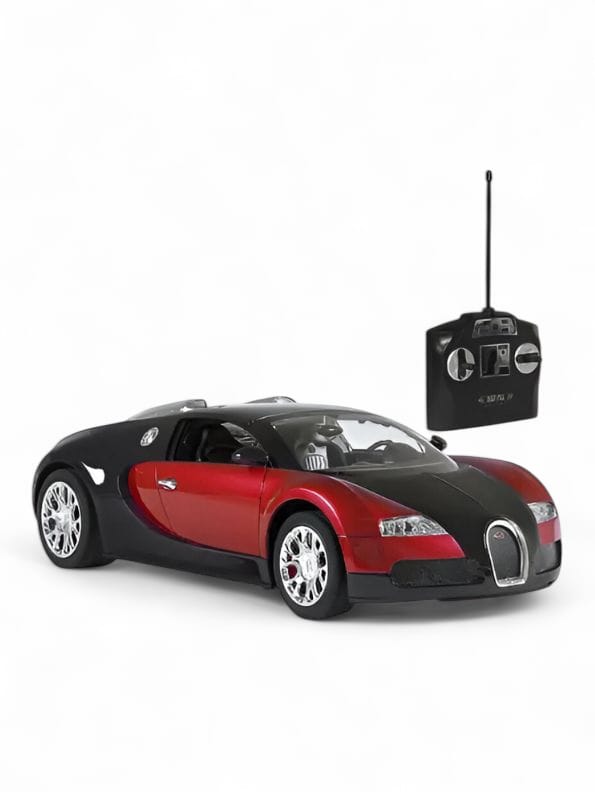 Red - Bugatti Veyron 16.4 Grand Sport RC Car | Remote Control High-Speed Electric Toy Car for Kids.