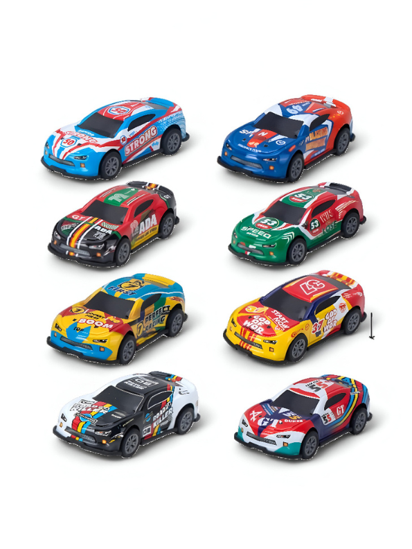 WheelZone – 8-Car Pack for Kids, Collectible Set for Boys & Girls LMI15188.