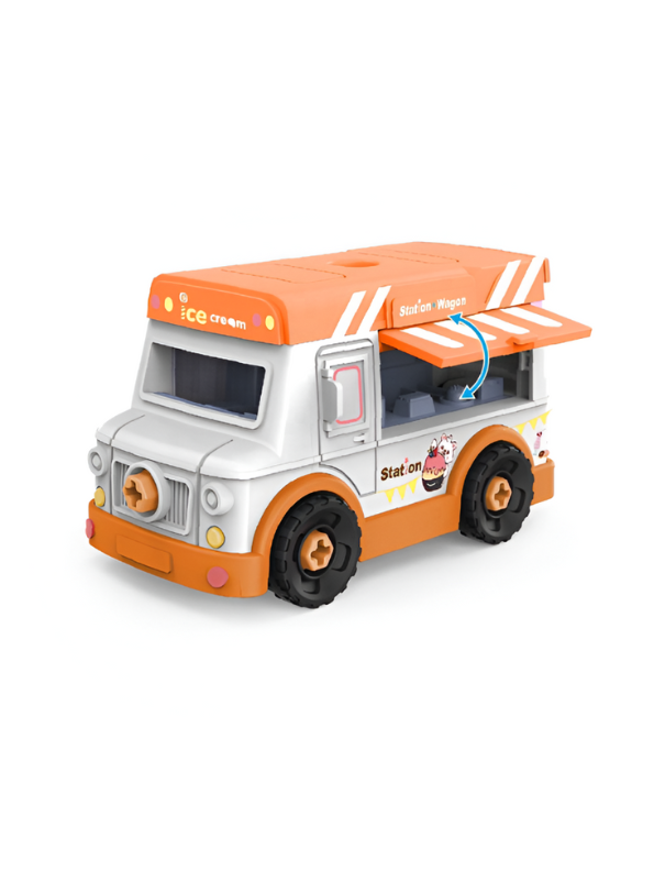 Wheelix – Bus, Train, Van & Ice Cream Truck Pack LMI14890.