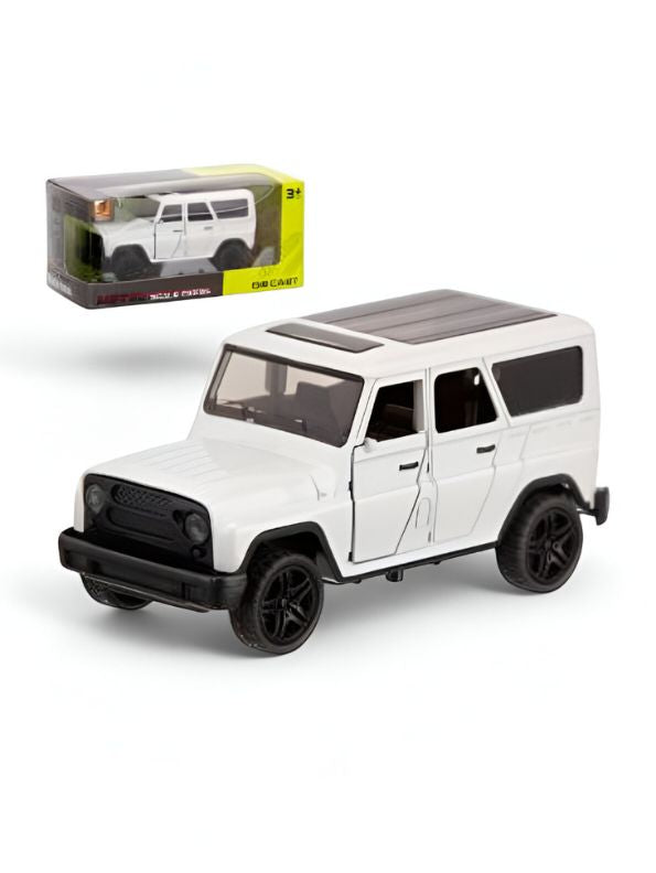 YA3 Hunter – Metal Die-Cast Jeep Pull-Back Car for Kids & Collectors | Russian Military-Style Off-Road Model Vehicle Scale 1:36 LMI15191.