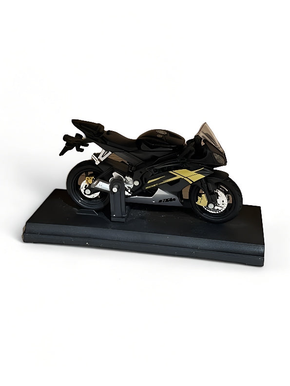 Yamaha Mini Diecast Bike Metal Model Motorcycle - Black (MD-17) - Toyloft