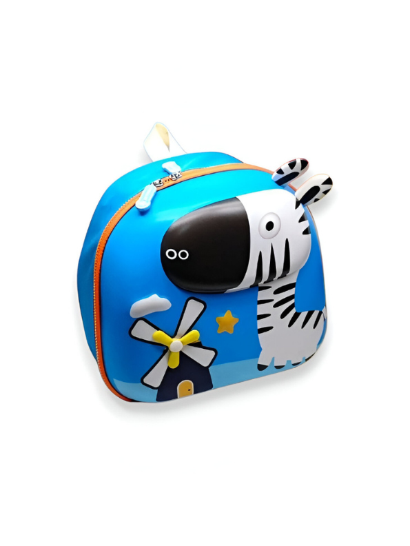 Zebra Kids Backpack - Cute 3D Animal School Bag for Toddlers & Preschoolers NOVGBT-50186.