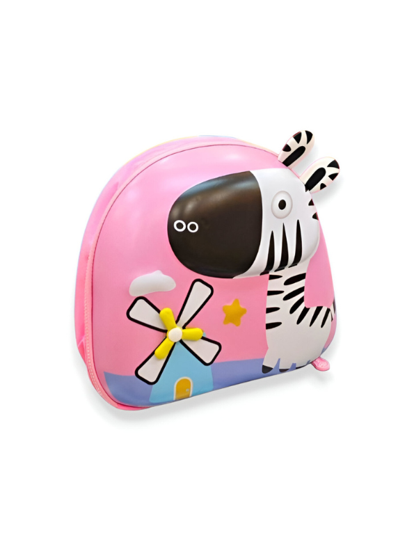 Zebra Kids Backpack - Cute 3D Animal School Bag for Toddlers & Preschoolers NOVGBT-50186.