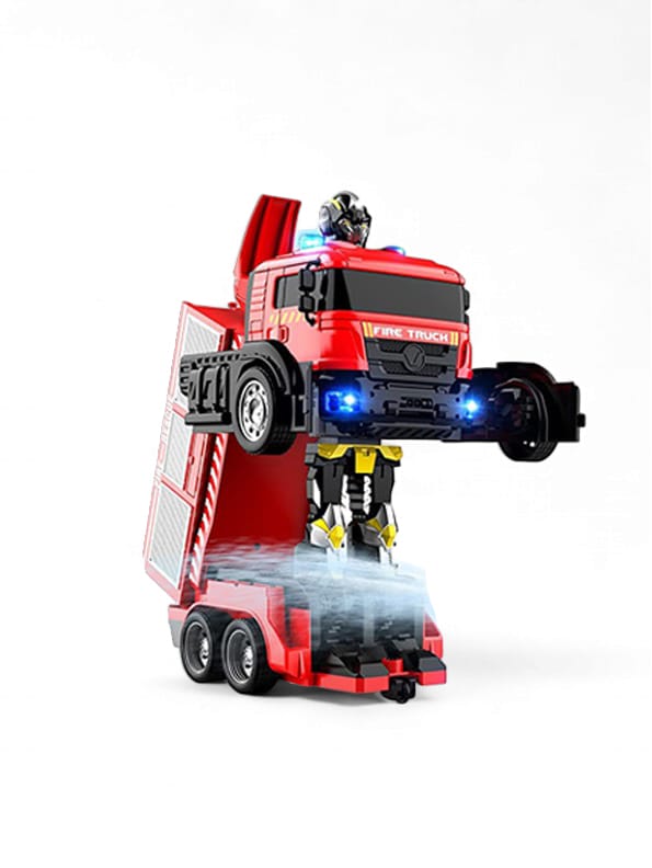 Remote Control Fire Fighting Truck With Water Spray Function Toy For Kids - Toyloft