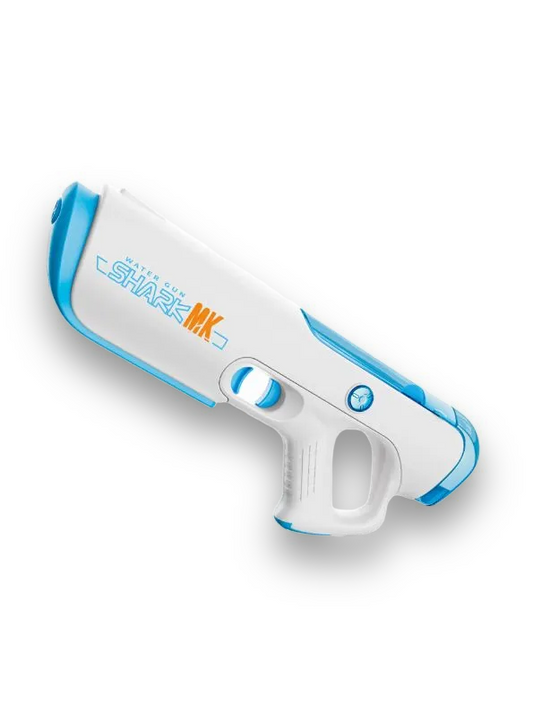 White - AquaPulse X1 Automatic Filling Water Gun Pichkari – Rechargeable High-Pressure Pulse Water Blaster for Adults