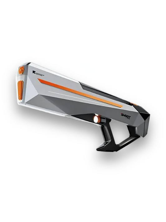 Pearl White - Cybergun NeonSoak - Electric Water Gun Pichkari – High-Power LED Glow Spray, Waterproof, Large Tank, 500mAh Battery – Best Holi Blaster for Kids & Adults