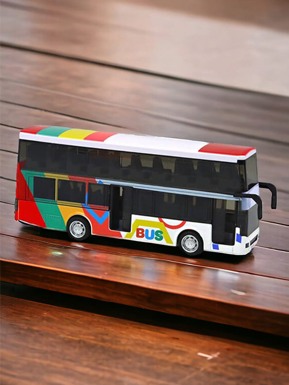 Mini Bus Toy For Kids - Red (NX.L-18) - Toyloft
