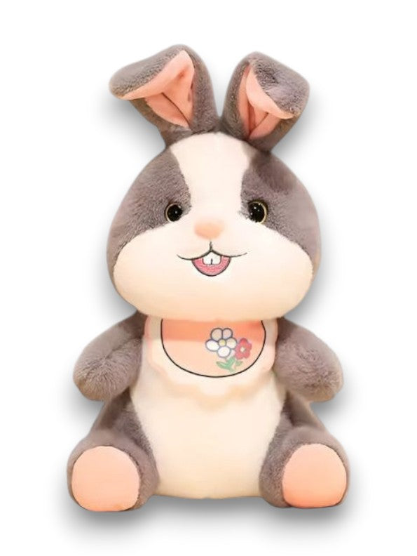 Floral Bunny Plush – 10 inches Soft Stuffed Rabbit with Long Ears & Flower Outfit | Easter Gift for Kids – ST14509