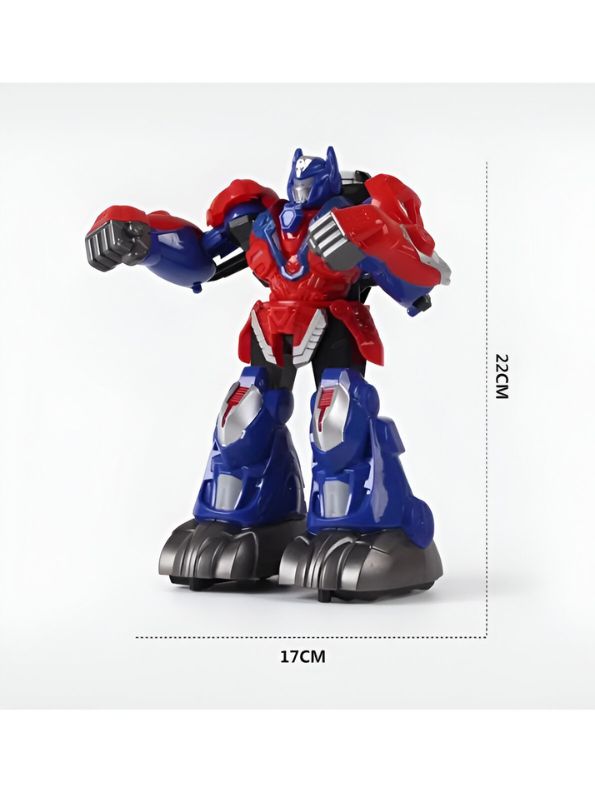 BLUE - RoboChamp Battle Bots – 2.4G Remote Control Fighting Robot Toy | RC Boxing Robot with Dual Joysticks for Kids - NX14791