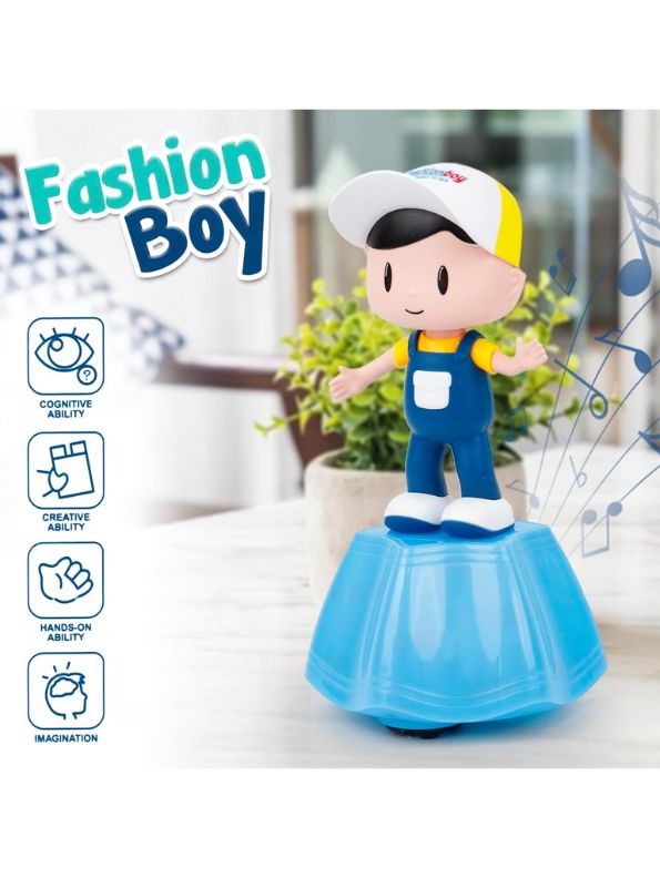 TwirlBoy – 360° Rotating Musical Dancing Toy with Lights & Sound for Kids - MS14200