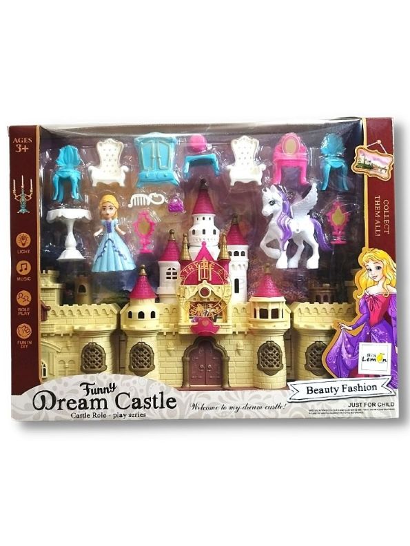 Enchanted Dream Castle – Princess Dollhouse Playset for Kids | Magical Toy Castle with Accessories - NX12097