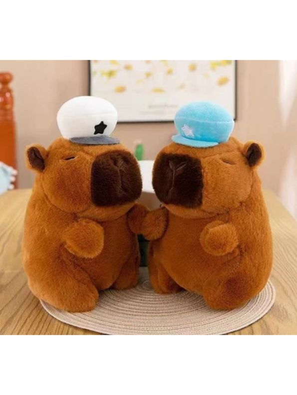 BLUE - Capy Plushie 8 Inch Soft Capybara Plush Toy, Luxury Doll for Kids - MS14525