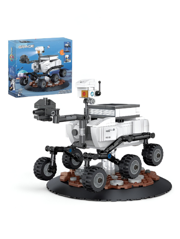SPACE Rover Building Block Set - 326 PCS Exploration Vehicle Building Block Set - STEM Toy for Kids TV5035